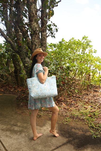 *NEW* XL Handmade Quilted Tote Bag - Sophie